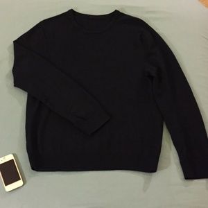 Express Navy Merino Crew Neck Sweater (MD)